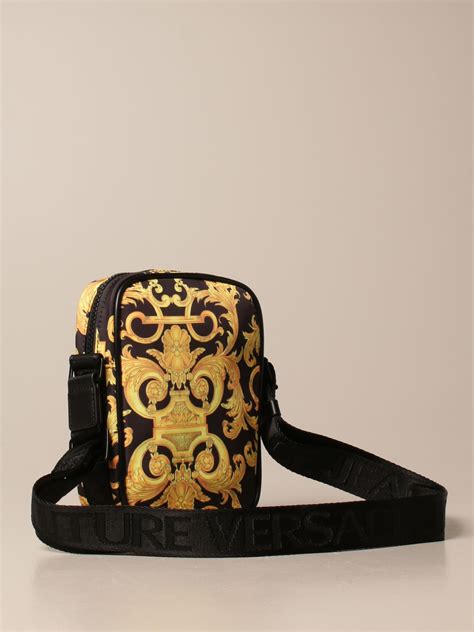 versace men's weekend bag|versace jeans shoulder bag men.